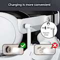 Miniatyrbillede 3 af 5: VR-ladestation til Meta Quest 3/Oculus Quest 3, ladestationsbase med RGB-lys til Quest 3 VR-headset og controllere