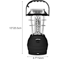 Miniatyrbillede 4 af 5: 60LED Solar Camping Lampe Solar Hestelanterne Hånd Vev Nødlys, til udendørs, have, gård