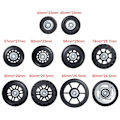 Pikkukuva 2 / 10: 2 kpl Vaihda pyörät Matkalaukun pyörät 68MM*26MM-FA5- 68mm*26mm