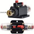 Miniatyrbillede 5 af 5: 30A Afbryder, 12V-24V DC Inline Sikringsholder, Manuel Nulstilling