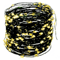 Miniatyrbild 3 av 9: 2 st Ljusslingor 60LED 3 meter SVART