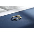 Miniatyrbillede 2 af 5: Slange Ring 925 Sterling Sølv Ring Justerbar Åben Ring wit