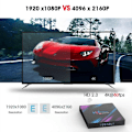 Miniatyrbilde 5 av 5: H96 Max Smart Android 9.0 TV-boks Quad Core 4K H.265 4GB + 32GB WiFi Media Player