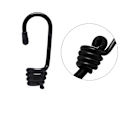 Miniatyrbillede 3 af 4: 10 plastikbelagte 8mm kroge til bungee-snoreender