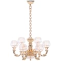 Miniatyrbilde 1 av 5: Miniatyr Taklampe Simuleringslampe 1/12 Skala Miniatyrlampe Mini Hus Krona