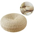 Miniatyrbild 1 av 5: Halm Kudde Rattan Futon Meditationskudde Handvävd Futon T