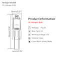 Miniatyrbillede 2 af 5: 10 stk G4 Halogenpære 12V  10W 20W 10W