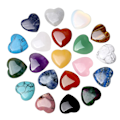 Pikkukuva 1 / 5: Tyuhe 20kpl Sydänsetti Luonnolliset Romanttiset Rakkauskiviä Työpöydän Koristelu Kvartsi Parantava Kivisetti Chakra Reiki Kristallit Meditaatioon