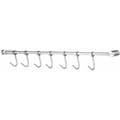 7-hook stainless steel 304 kitchen rod, hanging rod for kitchen utensils, pot holders, cup holders with hooks, kitchen accessories-FA-