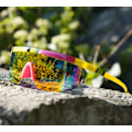 Miniatyrbillede 5 af 5: Damer Flat Top Shield Solbriller Mænd Spejl Rimless Oversized