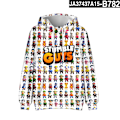 Miniatyrbild 1 av 6: Stumble Guys 3D-tryckt Hoodie Barnkappa Hoodie Ytterkläder 15 100 15