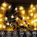 Pikkukuva 4 / 4: Jouluvalot, 6M 40LED Lumihiutalevalot USB ja Batte