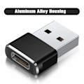 Miniatyrbillede 4 af 5: USB til USB C-adapter 3-pak, type C-hun til USB-han opladningskabelkonverter