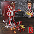Pikkukuva 1 / 4: Zd Toys Marvel Iron Man Mk1 Mk2 Mk3 Mk4 Mk5 Mk6 Mk7 Mk42 Mk43 7\" Elokuva Actionfigur Iron-man Mark 1 2 3 4 5 6 7 42 43 Legends C MK5 B - Boxed