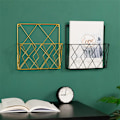 Miniatyrbild 4 av 5: Metallväggmonterad tidningsförvaring för hemmet B-gold S