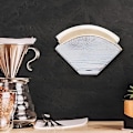 Miniatyrbild 3 av 4: Väggmonterad kaffefilterhållare i trä, kaffefilterhållare