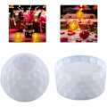 Miniatyrbild 3 av 5: Te-ljusstakeform DIY Ljusstake Epoxi Form Dots