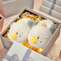 Miniatyrbillede 3 af 4: Bubbla Damtofflor til kvinder, Fuzzy Duck Slippers til vinteren, Søde Damesko, Skridsikker indendørs og udendørs, EU-størrelse 35-42 duck,35-42
