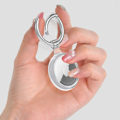 Miniatyrbild 7 av 7: 2-pack Genomskinligt Apple AirTag-fodral 360 Heltäckande transparent