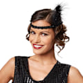 Miniatyrbillede 2 af 5: tectake Kostume Jazz-sangerinde Sort Black M
