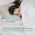Miniatyrbild 3 av 5: Kuddhögtalare, Benledning Stereo trådlös Bluetooth för sömn, 3D White Noise Sound, Idealisk för sidoslipare med sömnlöshet Svart Black