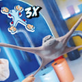 Miniatyrbild 5 av 5: Maxi Baba Orangutang Vent Docka Kläm Leksak Blue