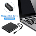 Miniatyrbillede 3 af 5: 3,5 tommer USB-mobil diskettenhed bærbar 1,44 MB ekstern diskettedrev