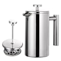 Miniatyrbilde 1 av 4: 350ml/800ml/1000ml Rustfritt stål Fransk presskanne Kaffemaker Dobbelvegget isolert Kaffemaker BY-WELLNGS 350 ml