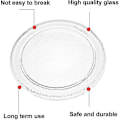 Miniatyrbillede 2 af 4: Universel mikrobølgeovn roterende glasplade med holder, 245mm/24,5cm/9,65in-FA5-