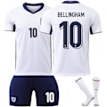 Miniatyrbillede 1 af 2: England UEFA Europa League hjemmefodboldtrøje nummer 10 Bellingham nyeste fodboldtrøje til voksne og børn til den nye sæson Adult XXL（185-190cm）