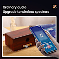 Pikkukuva 5 / 5: 2kpl Bluetooth 5.0 lähetin vastaanotin 4in1 langaton ääni 3,5 mm USB aux-sovitin