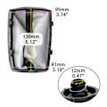 Miniatyrbilde 4 av 5: For AUDI A4 8E B6 B7 2000-2008 Bil Girskiftknapp Damask Boot Parkeringshåndbrekkhåndtak Case-6 hastigheter Rød 6 Speed Red