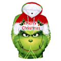 Miniatyrbillede 1 af 4: Grinch Mode Dame- og Herretrøjer Casual Langærmet Hoodie E E M