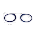 Pikkukuva 7 / 7: Liimattavat Mini-Clip Nenäsilta Lukulasit Ultratohuat Lukulasit 100-350 Kannettavat Presbyopia-Lasit Kotelolla C