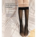 Miniatyrbilde 3 av 3: Magiske Ekstra Tykke Varme Vinter Dobbeltforet Stretch Termiske Fleece Leggings For Kvinner Black