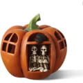 Miniatyrbillede 2 af 5: Halloween Udendørs Lyskæde, Halloween Jack-o-lantern Resin