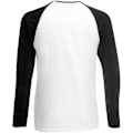 Miniatyrbillede 2 af 2: Fruit Of The Loom Herre Langærmet Baseball T-shirt 2XL Hvid/Sort White/Black 2XL White/Black