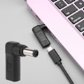 Pikkukuva 2 / 5: USB-C-naaras 90 graders snabbladdningsadapter 7,4x5,0 mm för bärbar dator