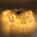 Miniatyrbilde 1 av 5: Påskehare lyslenker påske LED-lys utendørs hage