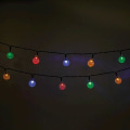 Miniatyrbild 5 av 5: LED-slinga Solcellsladdning 6,5 m 30 ljusbollar, Flerfärgad