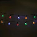 Miniatyrbillede 5 af 5: LED-Sling Solar opladning 6,5m 30 lyskugler, Multicolor