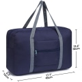 Miniatyrbillede 5 af 5: Foldbar Rejsetaske til Håndbagage Weekender Overnatning