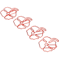 Miniatyrbillede 1 af 5: Små papirclips, 50 papirclips i ark til filer