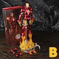 Pikkukuva 1 / 4: Zd Toys Marvel Iron Man Mk1 Mk2 Mk3 Mk4 Mk5 Mk6 Mk7 Mk42 Mk43 7\" Elokuva Actionfigur Iron-man Mark 1 2 3 4 5 6 7 42 43 Legends C MK4 B - Boxed