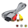 Miniatyrbild 1 av 5: För Nintendo Wii / Wii U Kabel - RCA AV kompositkabel Adapter Audio Video
