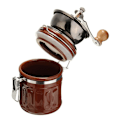 Miniatyrbilde 2 av 4: Manuell Kaffe Kvern i Keramikk brown 681