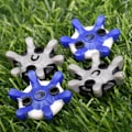 Miniatyrbillede 4 af 5: 14 stk. Golfsko Spikes Cleats Løse Golfspiker Udskiftning Blue