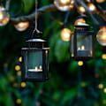 Miniatyrbilde 3 av 5: 6 stk. glasslysholdere i vintage-stil, svart
