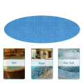 Miniatyrbilde 5 av 5: Utomhuspoolisolering Bubbelplast Jane - Diameter 2,4m, blå, 1st