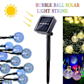 Miniatyrbillede 4 af 5: 100 LED Krystalbold Solarlampe Gratis Forsendelse